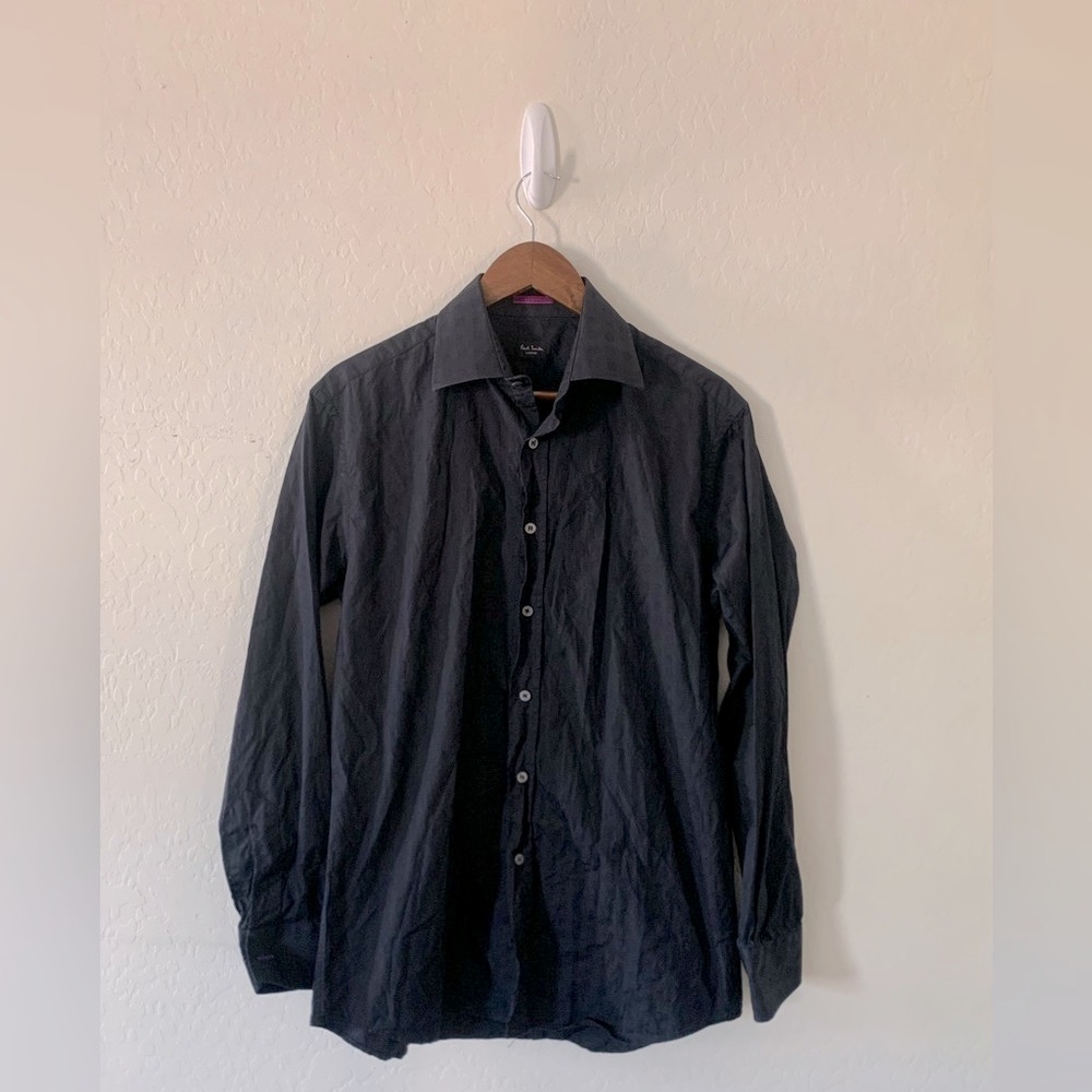 Paul Smith Black Long Sleeve Button-Up Shirt - Picture 6 of 10